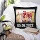Personalized Throw Pillow Covers Custom Pillow Case with Photo Text Image, Square Pillowcase Cushion Covers for Sofa Couch Bed Chair Farmhouse Decorative Throw Pillows Multi Standard Size Optional