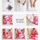Three Custom Design Photos or Text Outdoor/Indoor Throw Pillowcase, Personalized Pet Photo Pillow, Love Photo Throw Pillowcases, Wedding Keepsake Throw Pillow Covers