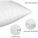 DUNHUANG Custom Pillow Case Personalized Photo Text Logo Throw Pillowcases Decorative Cushion Cover for Bed or Sofa, 12"x12", 1 PCS White Pillowcase
