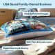 Fabric Textile Products Custom Pillow - USA Made - Personalized Pillows with Pictures or Text - Throw Pillow - Personalized Gift - Grandparent & Couples Gifts - Pet Pillow - Kids Pillows